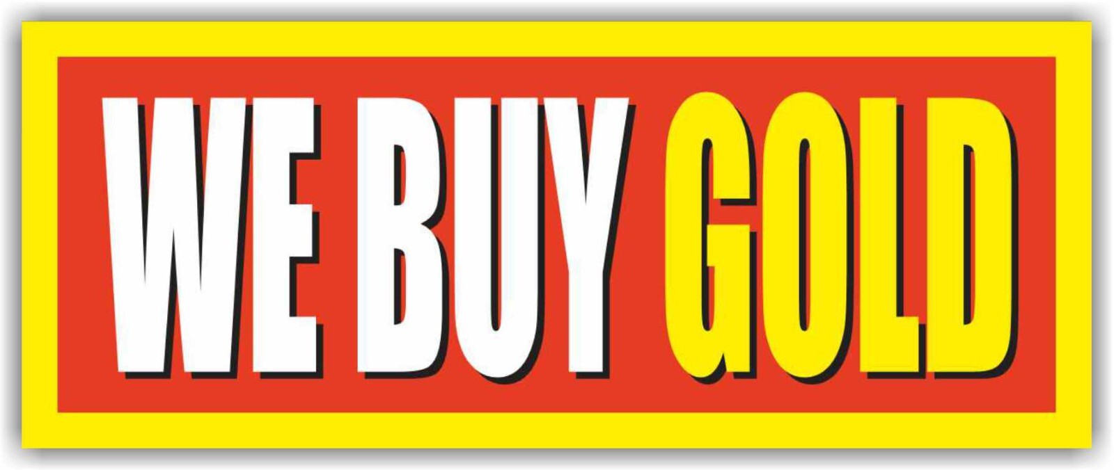 WE BUY GOLD Advertising Banner Vinyl Mesh Sign pawn shop cash Jewelry Silver