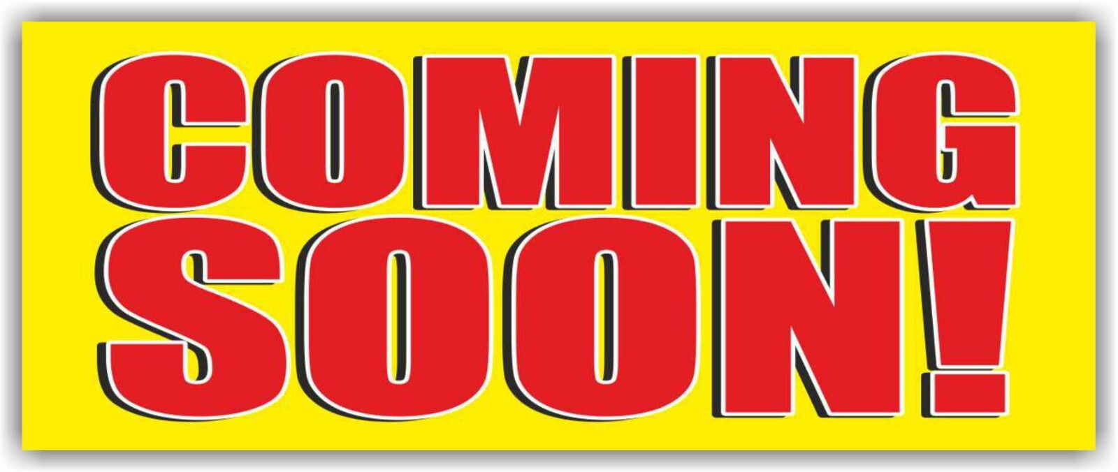 COMING SOON Advertising Banner Vinyl Mesh Sign Store Shop Open Now Opening