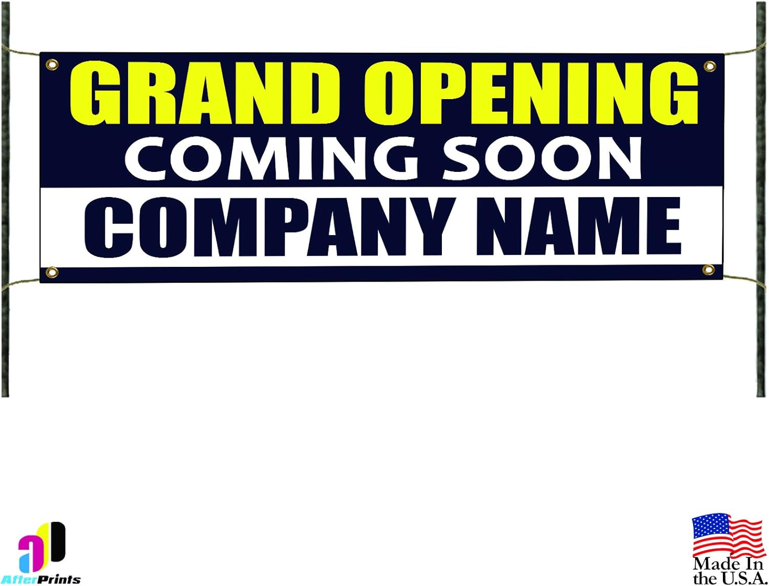 Afterprints Grand Opening Coming Soon Banner Sign Now Open Business Watch Shop