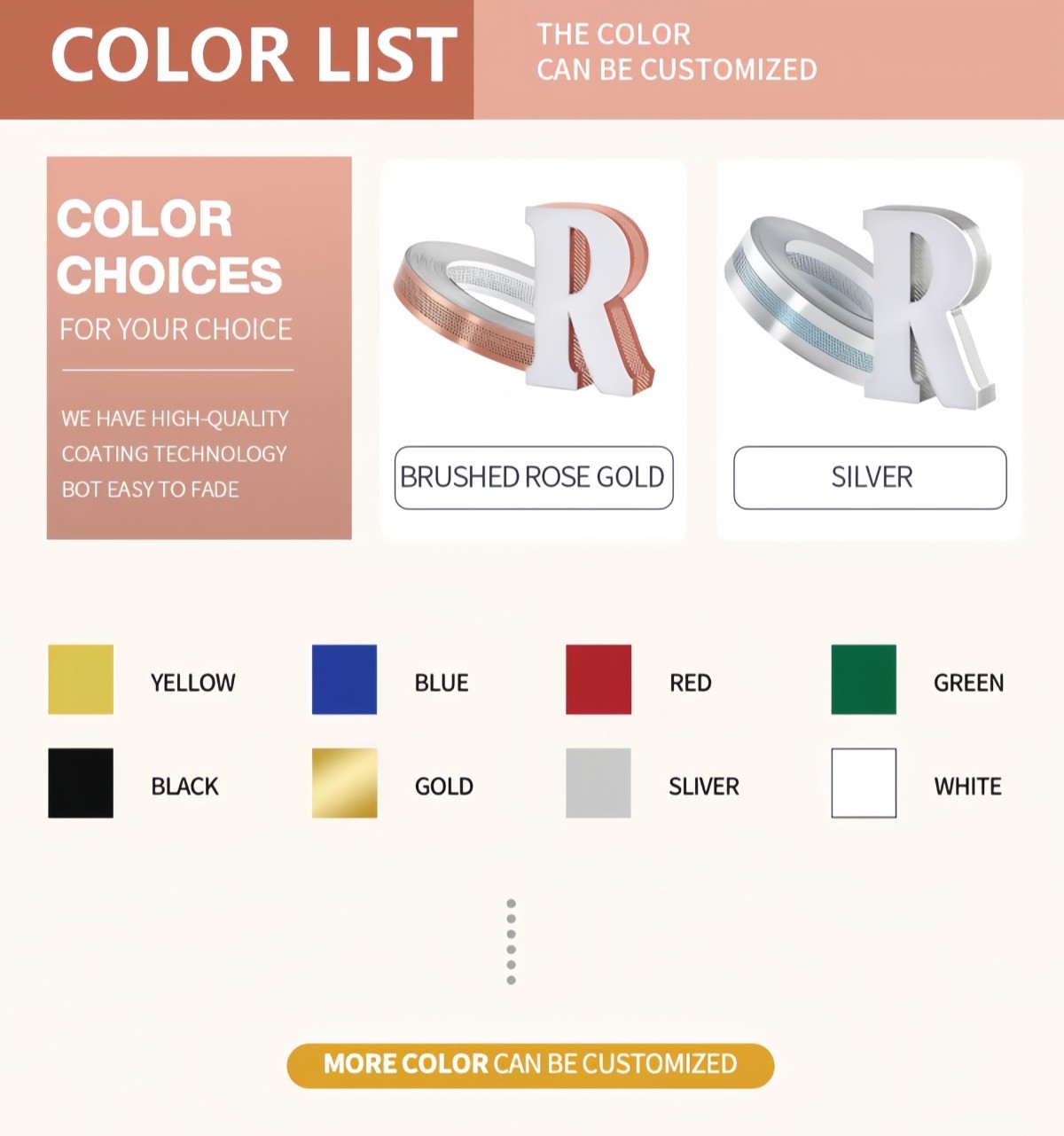 Aluminum Coil Material Strip Trim Cap for Perforated Sign Channel Letter Word