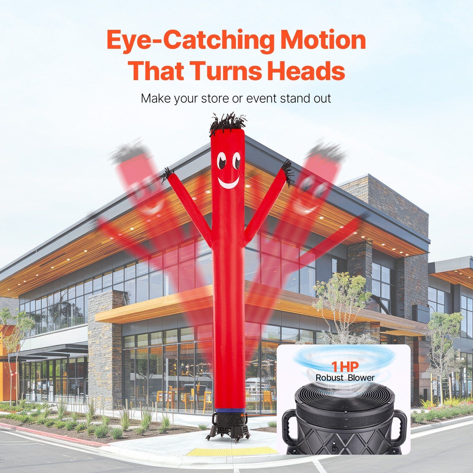 20ft Jovial Inflatable Figure 1HP Wear-Resistant Blower System