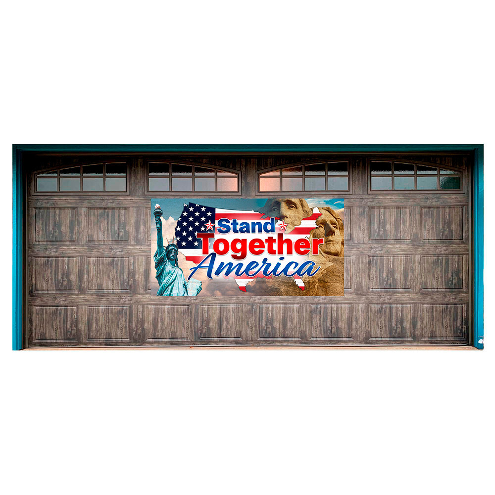Stand Together America Magnetic 42″ x 84″ Garage Banner For Steel Garage Doors