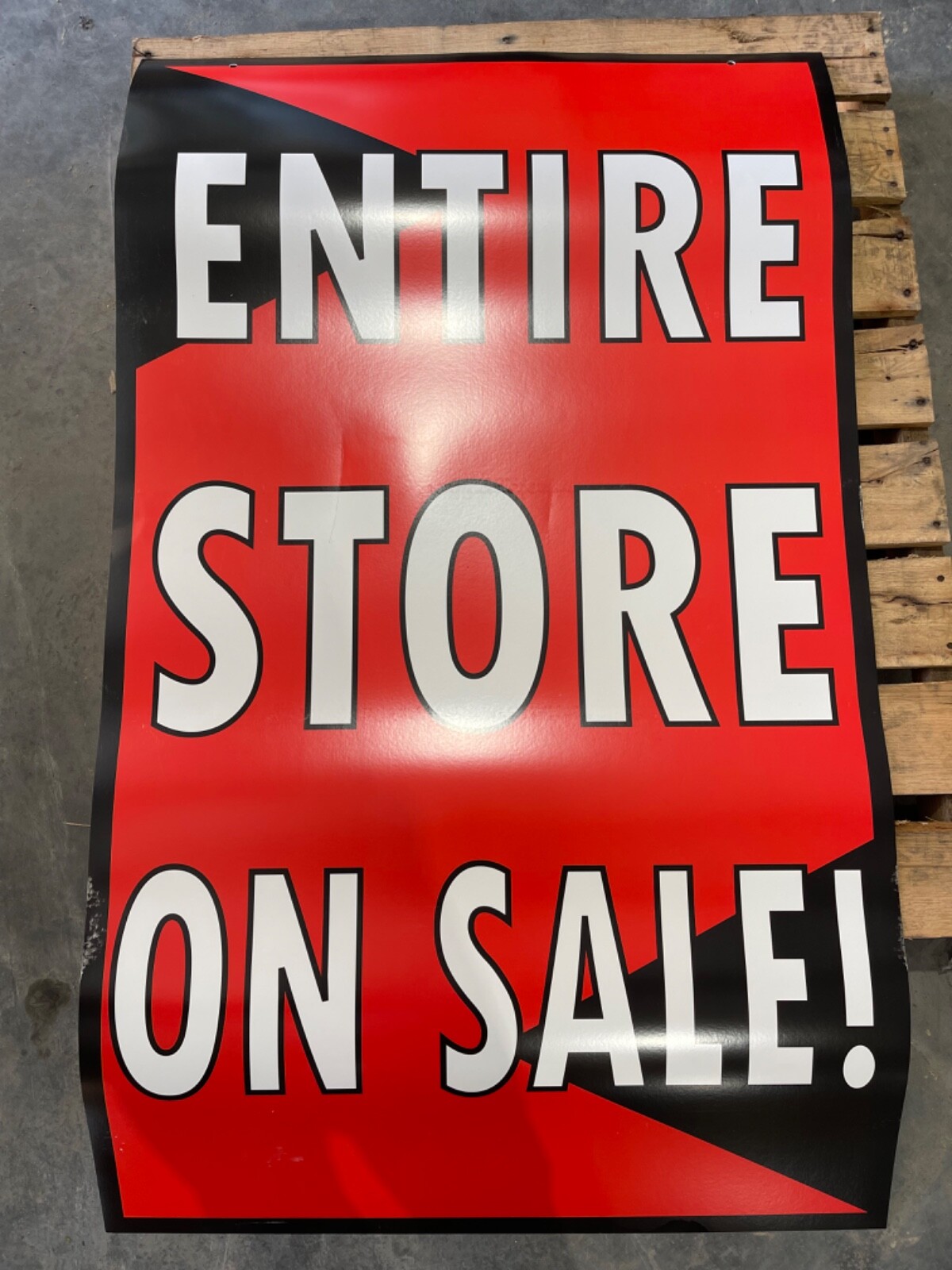 3 Pack Going Out of Business 2-Sided Signs 36”x60” 3ftx5ft Entire Store On Sale