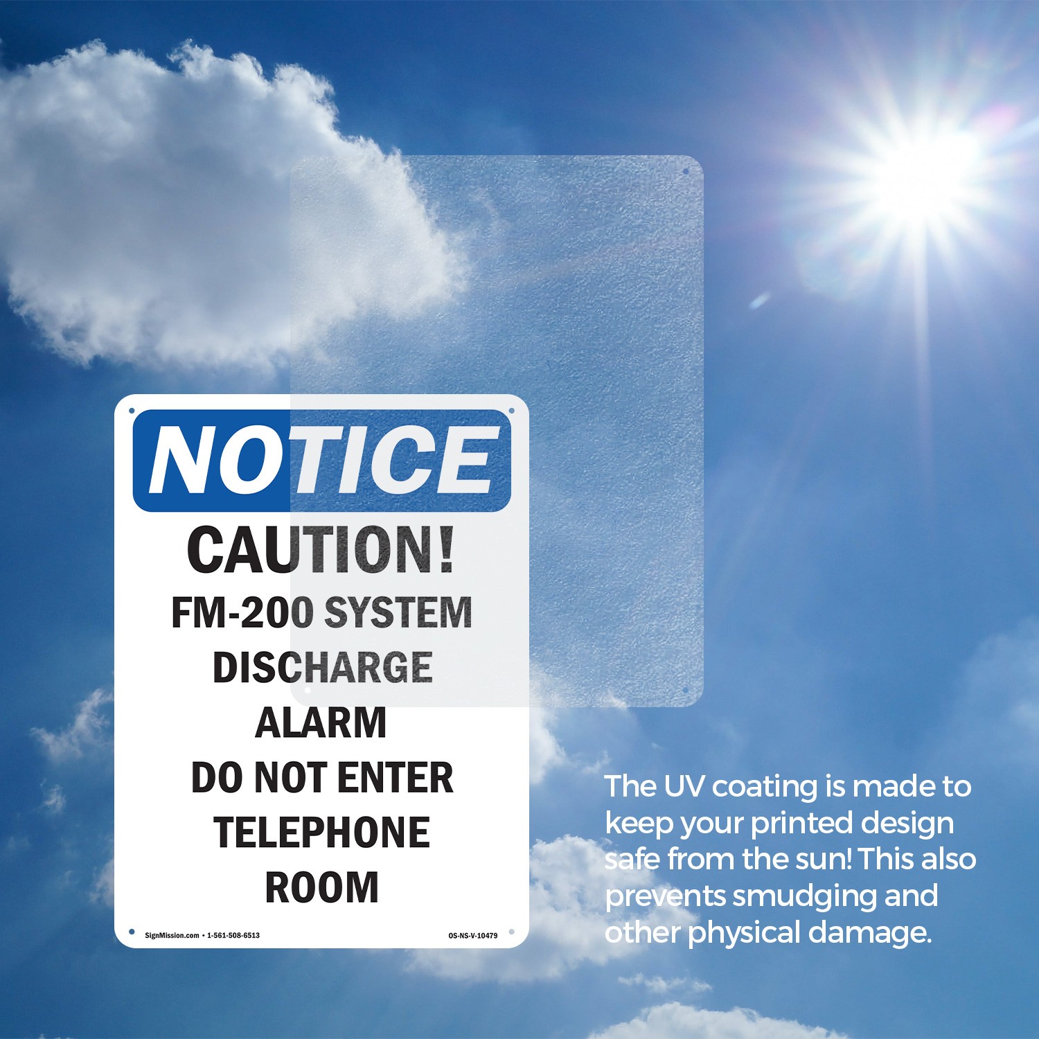 Caution FM OSHA Notice Sign Metal, Plastic, Or Decal – 5 or 10 Pack