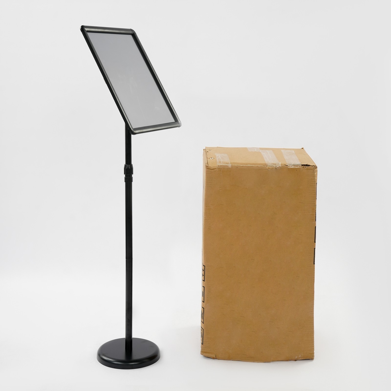Advertising Display Stand Poster Stand Adjustable Floor Standing Sign Holder