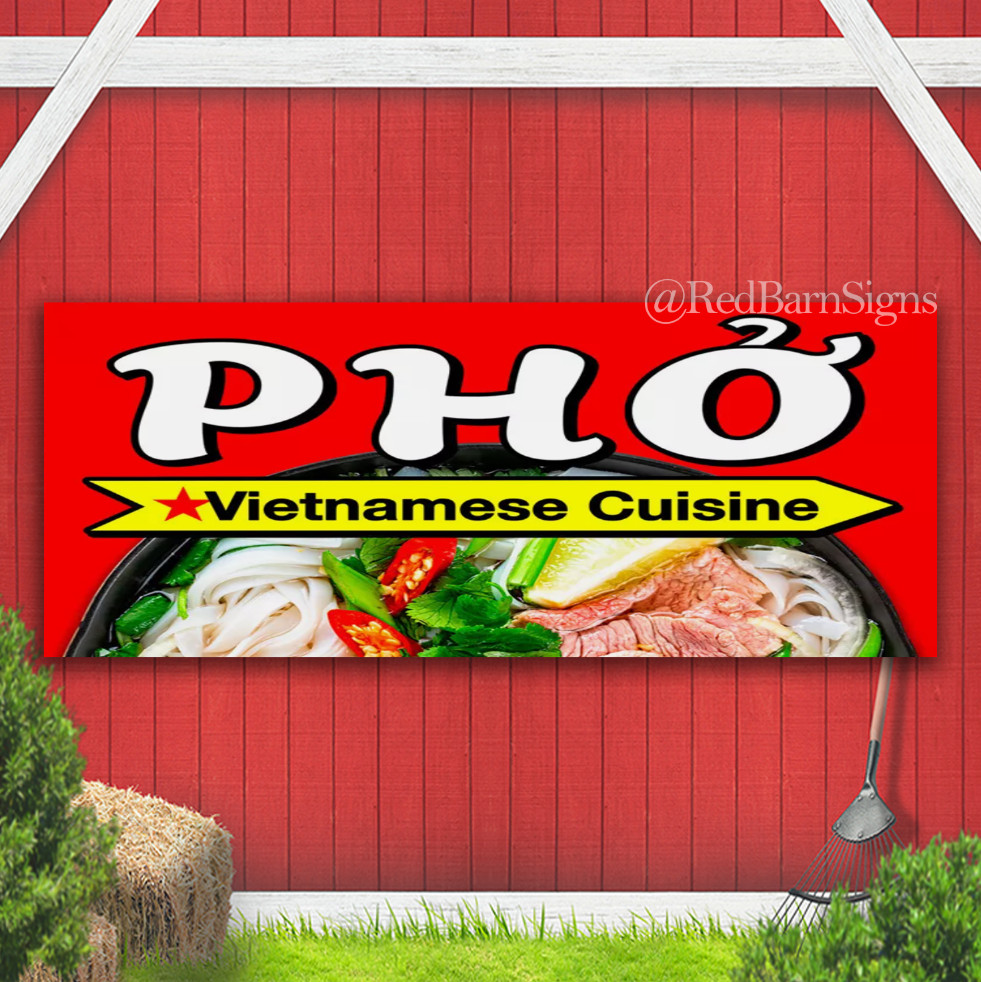 PHO One-Sided Banner Signs with Grommets