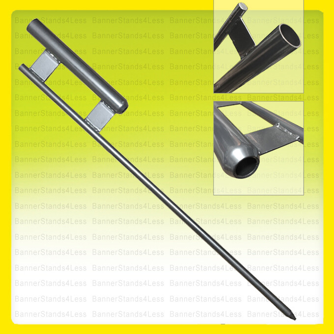 GROUND SPIKE (Swooper Flag Mount Stake for Feather Flutter Flag Pole)