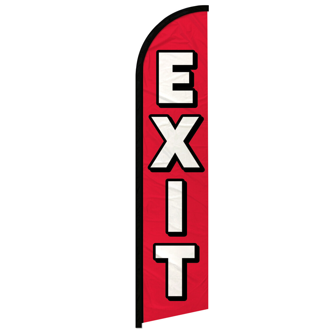 Exit Windless Advertising Swooper Flag Event Signs