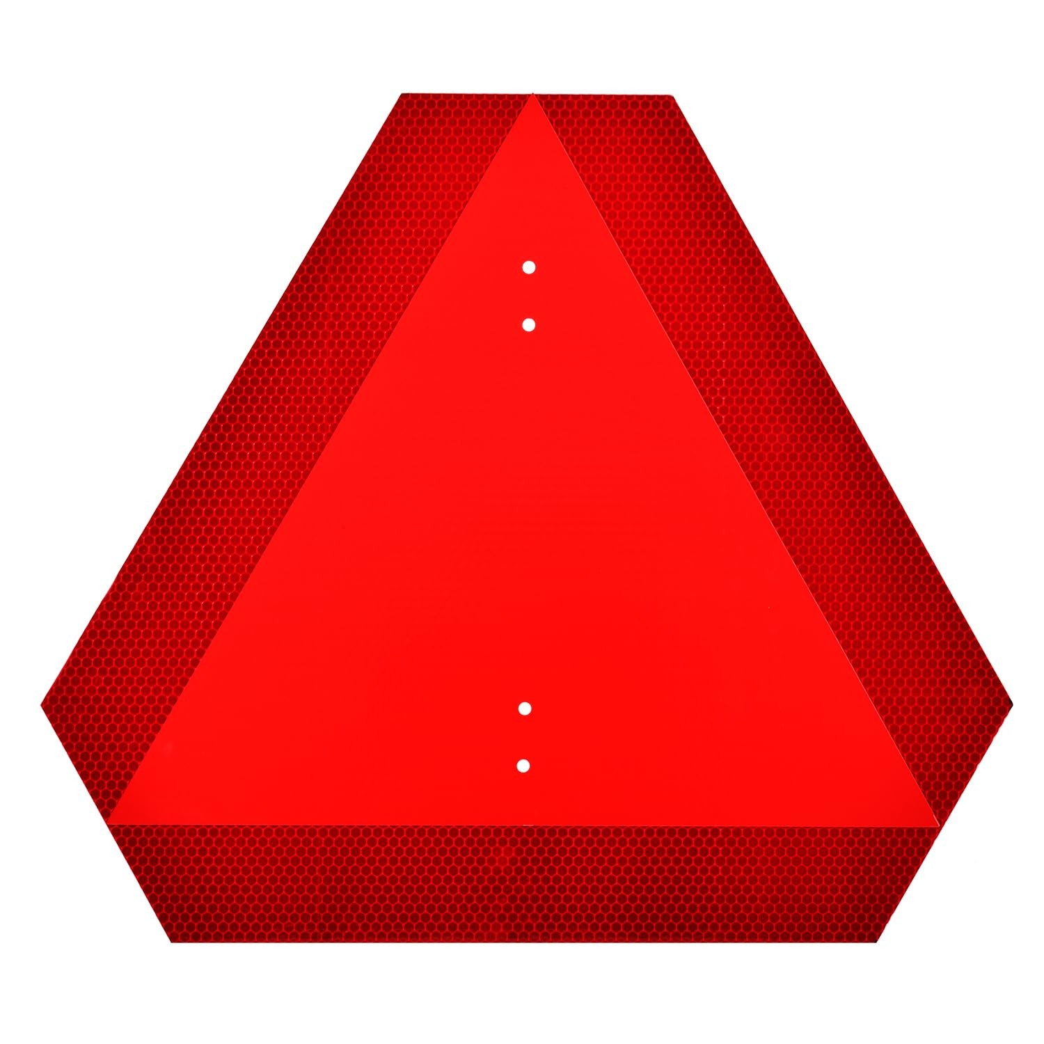 Reflective Slow Moving Vehicle Triangle Sign – Heavy Duty Metal Safety Sign