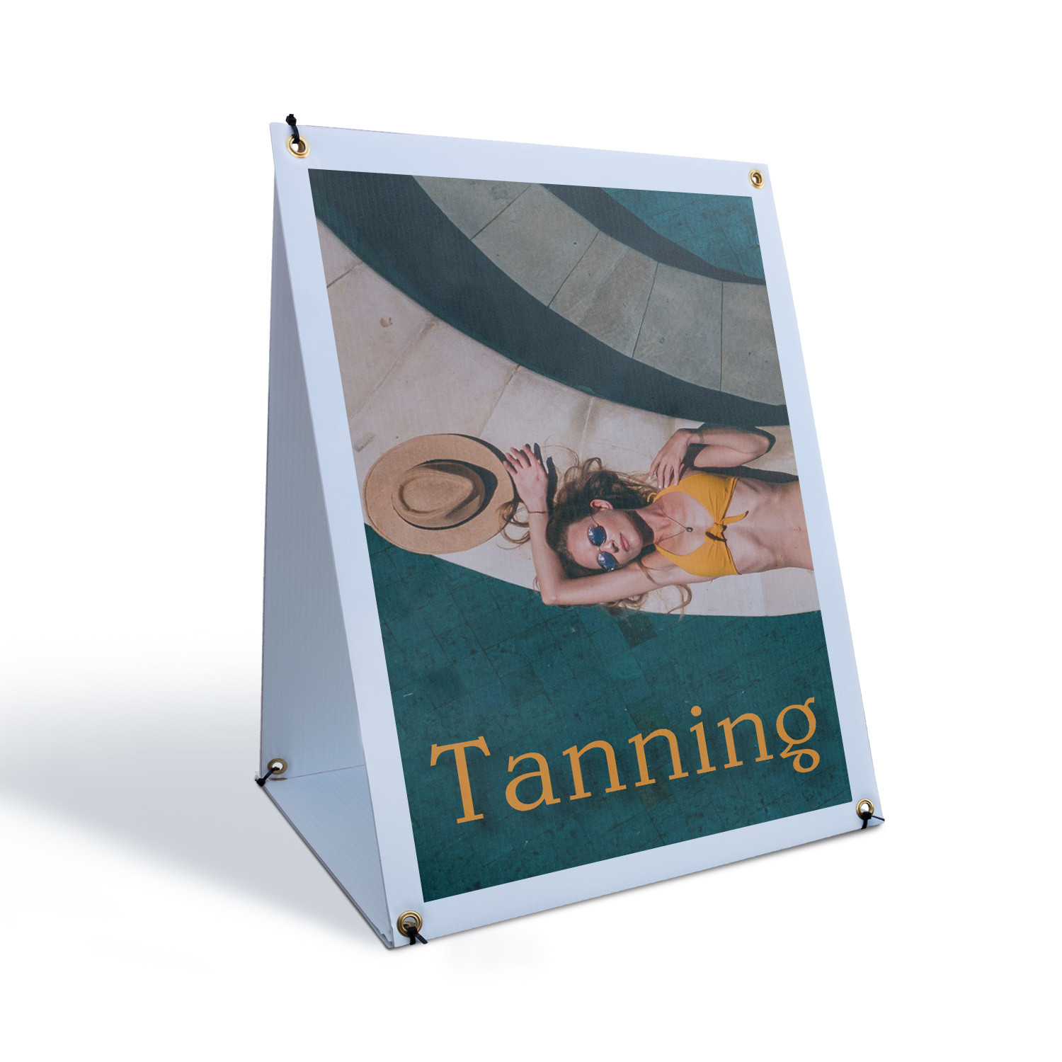 Tanning A-Frame Sidewalk Sign Beauty Services Professional Equipment Best Buy