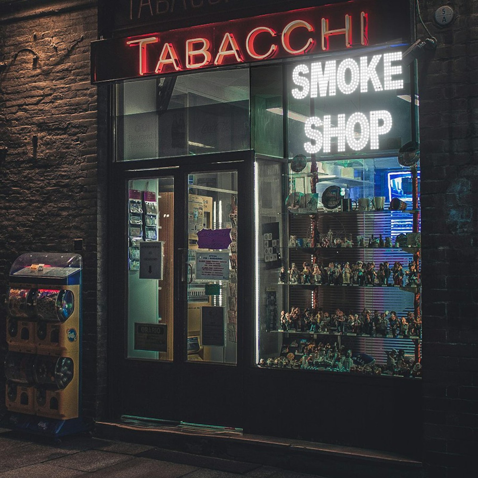 LED SMOKE SHOP Sign for Business,30″x20″ Smoke Shop Vape Store Sign with Remo…