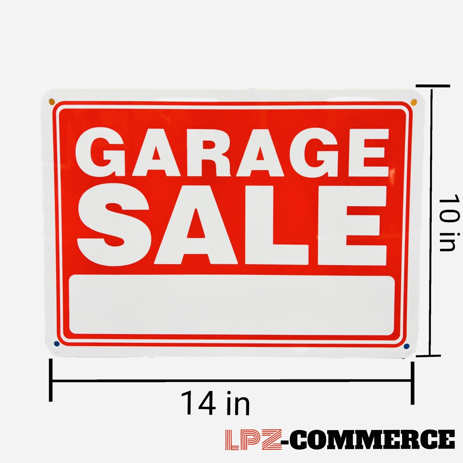 14 in. x 10 in. Garage Sale Sign 59504 NEW / US SELLER ‼️ 🇺🇸.