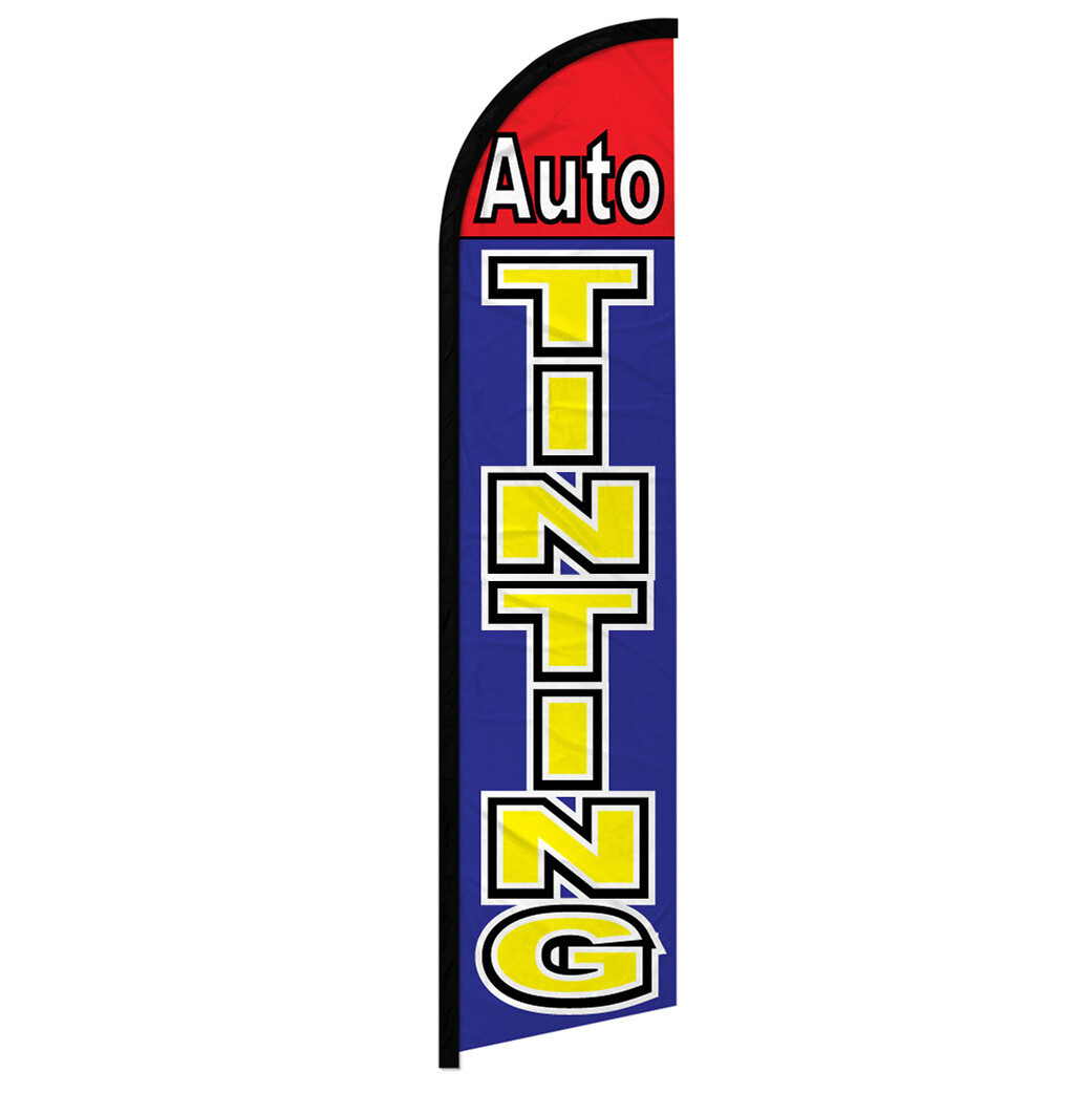Auto Body Services Full Curve Windless Swooper Flag Detailing