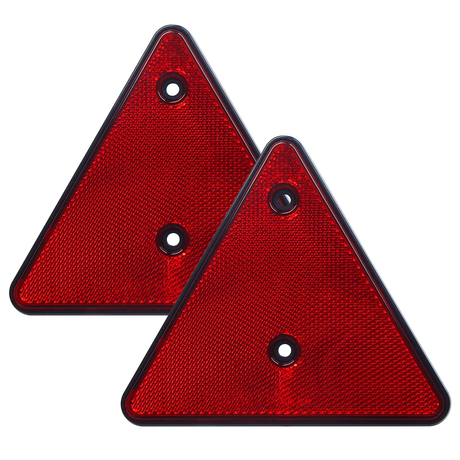 2-Pack Safety Reflector Warning Sign, Slow Moving Vehicle Triangle Safety Sign