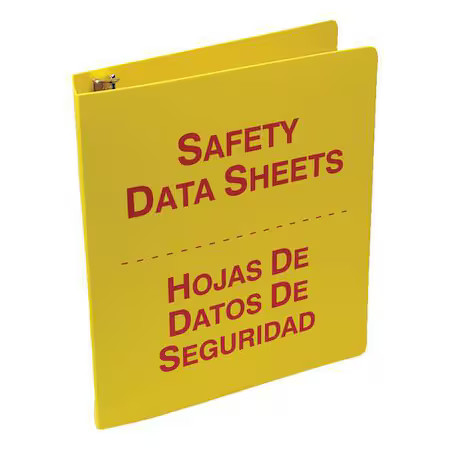 Accuform Sbzrs642 Binder, Sds Safety Data Sheets/Pliegos De Datos Sobre
