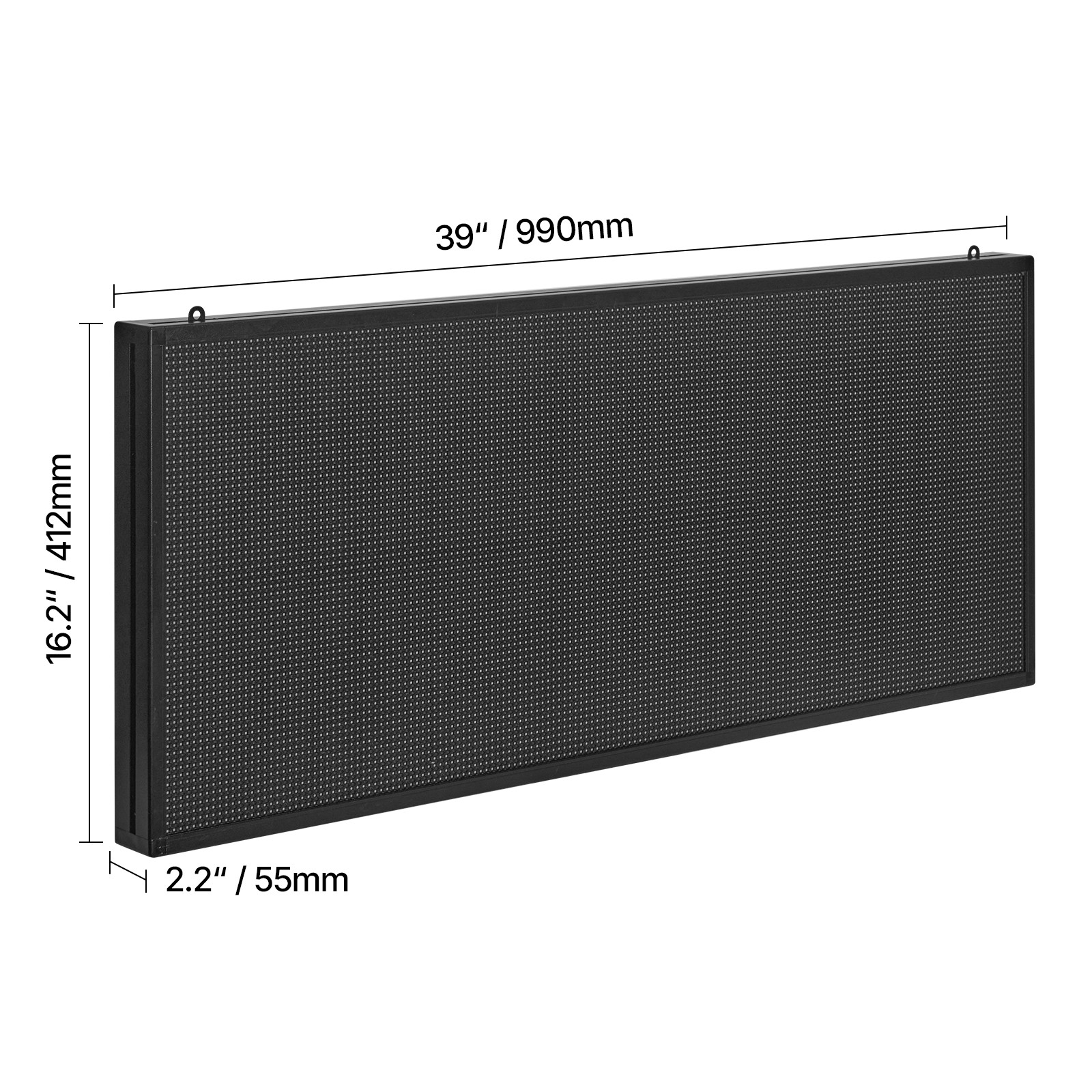 P6 Full Color Programmable LED Sign Digital Scrolling Display Board 40×18 in