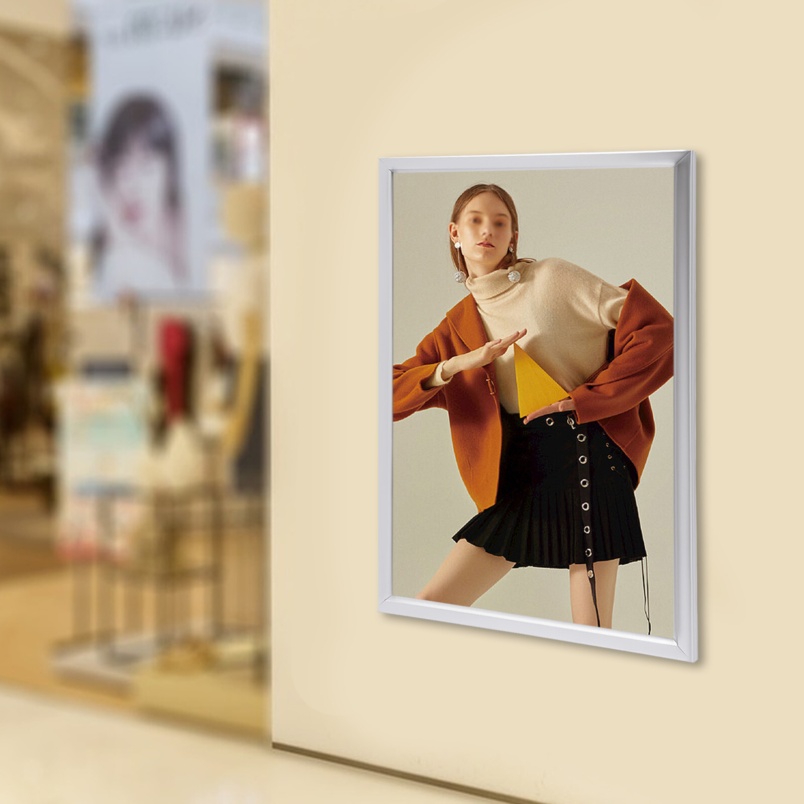 18*24″ LED Backlit Movie Poster Art Picture Frame Light Box Advertising Display
