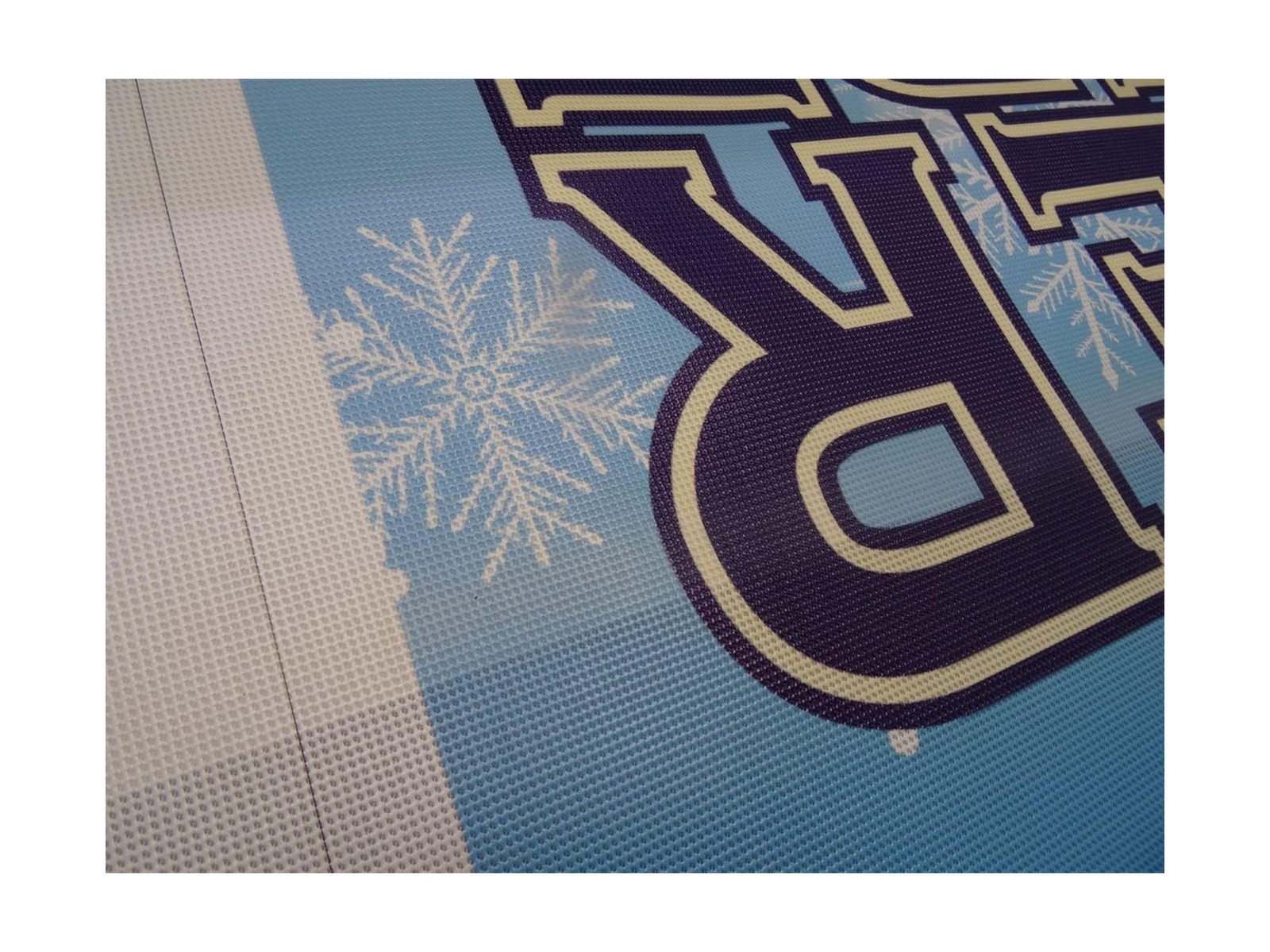 Custom Mesh Banner, Strip Mesh perforated vinyl, Full Color, For Windy Outdoo…