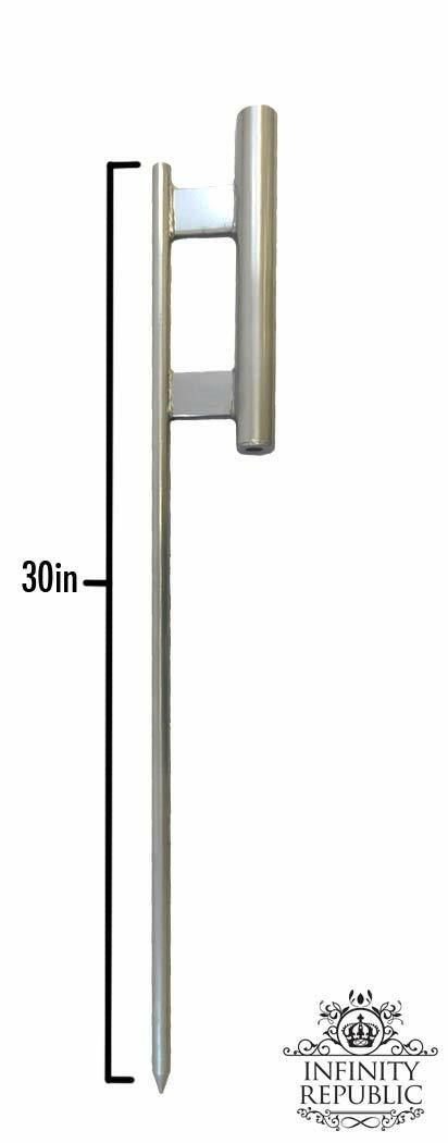We Buy Silver Advertising Swooper Feather Flutter Flag Pole Kit Jewelry
