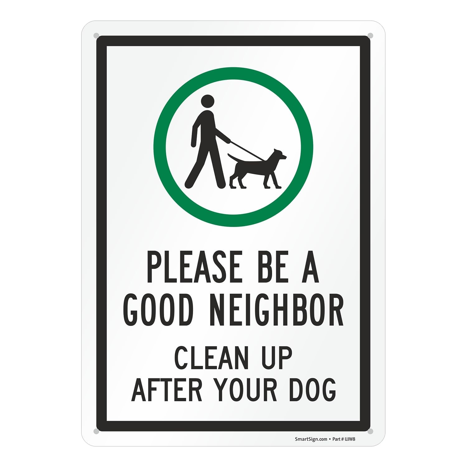 14 x 10 inch Laminated Rustproof Aluminum Neighbor Sign -Made 100+ Years of S…