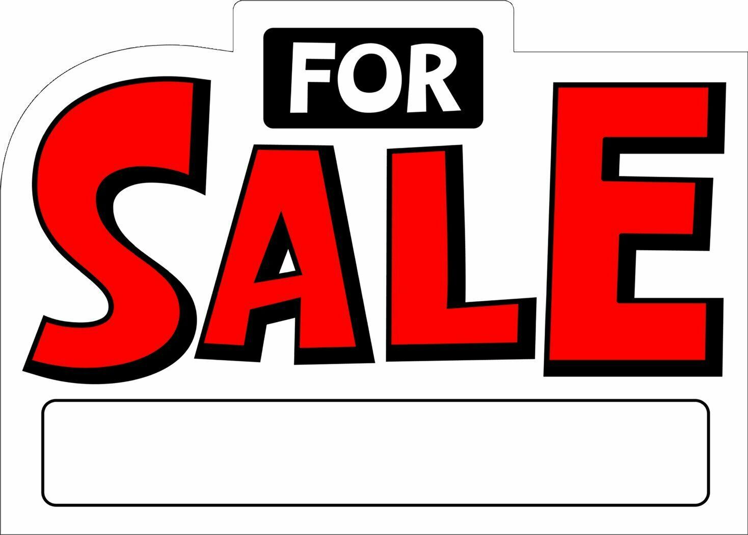 QTY 180 | ‘FOR SALE’ Signs | Plastic (Yard Sale, Seller Pack)