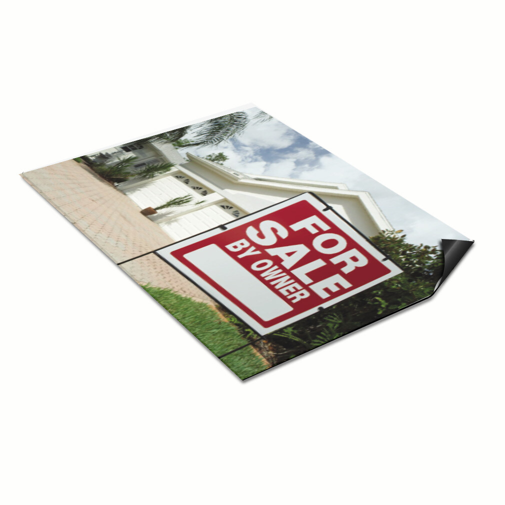 Car Magnet Set of 2 For Sale by Owner Advertising Printing A Industrial Sign
