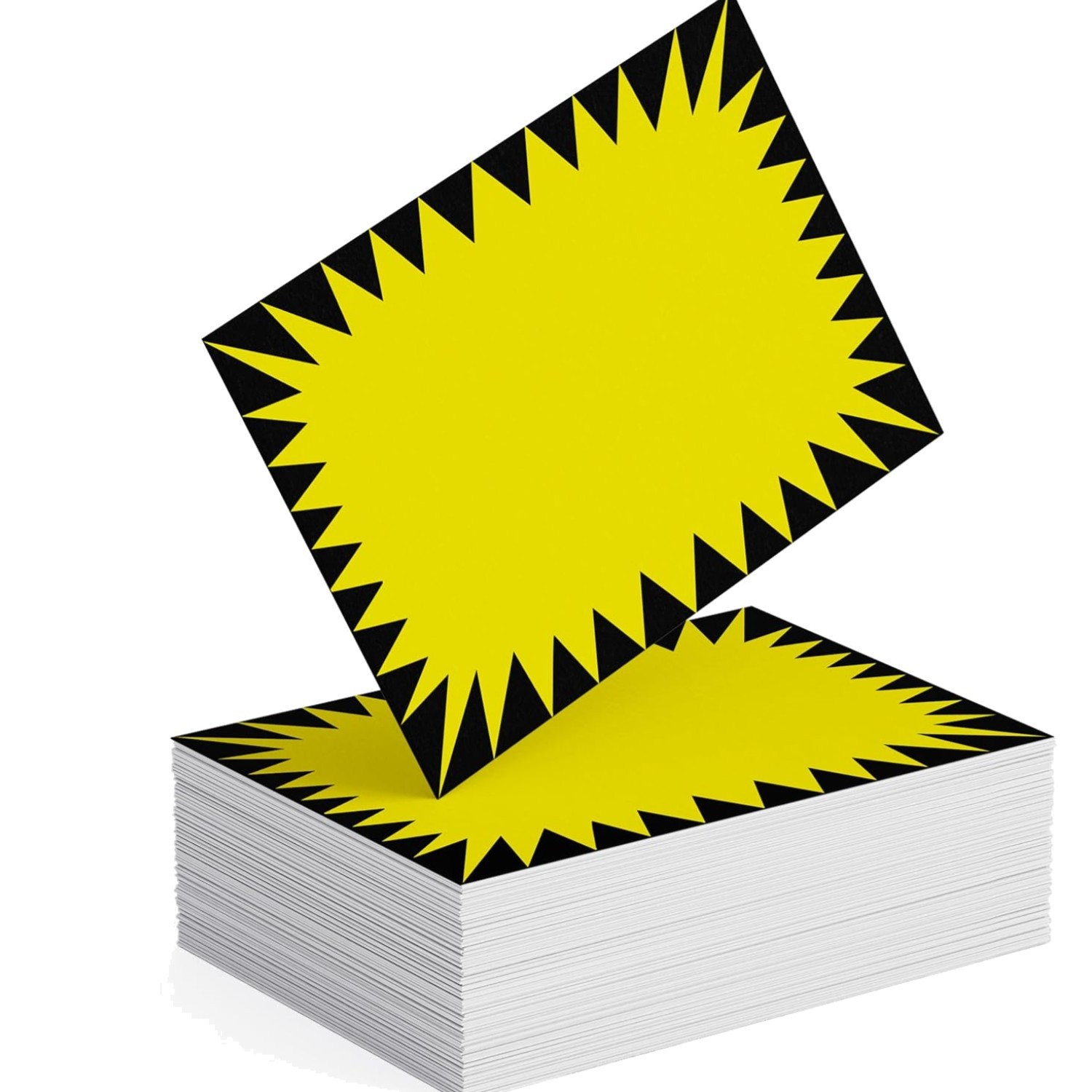 Price Burst 60 Yellow Sign Pack. Boost Sales with Bright Display Tags. Durabl…