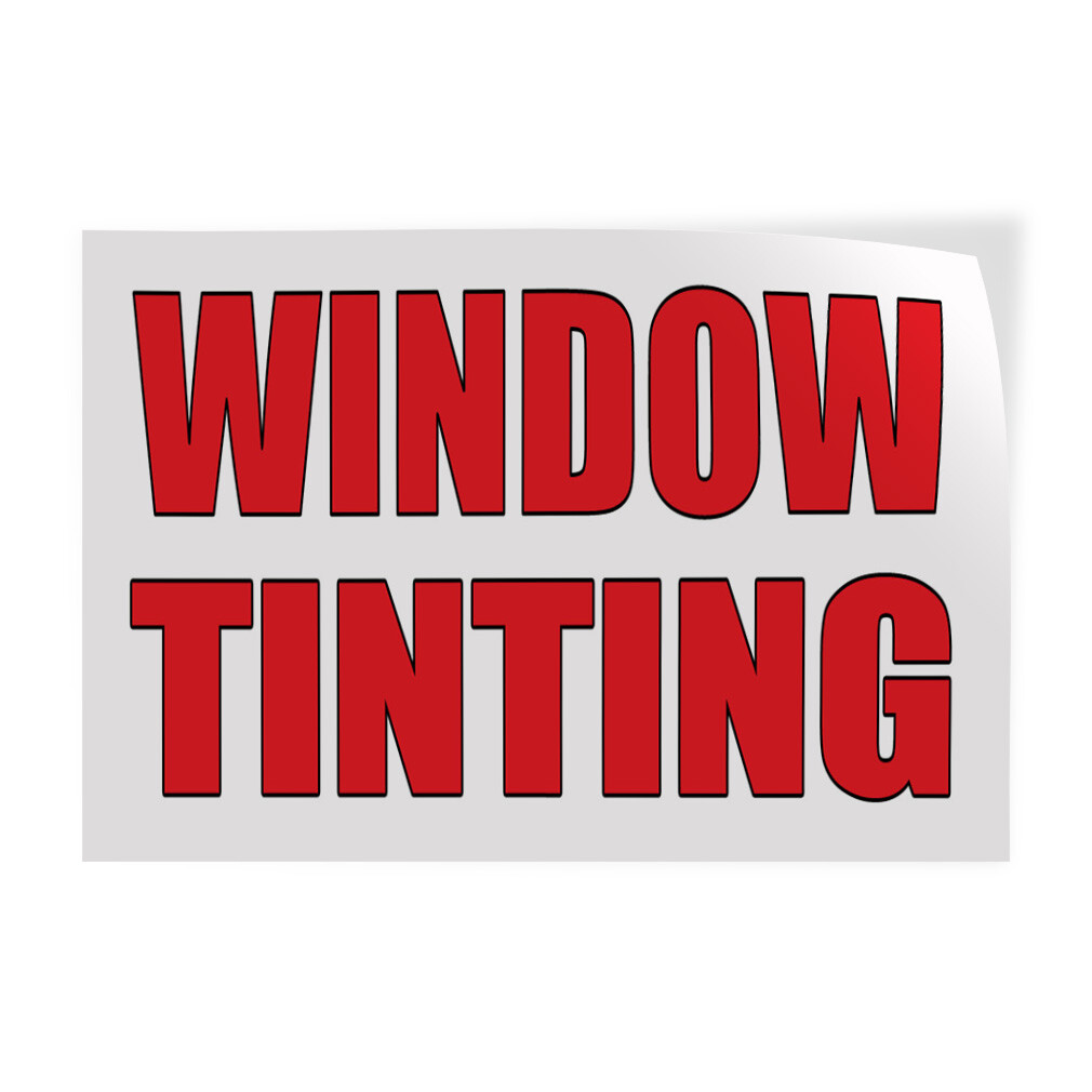 Decal Stickers Window Tinting Auto Body Shop Car Repair B Vinyl Store Sign Label