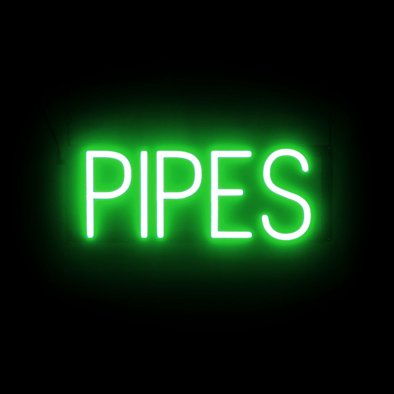 SpellBrite PIPES Sign | Neon Pipes Sign Look, LED Light | 17.0″ x 6.3″