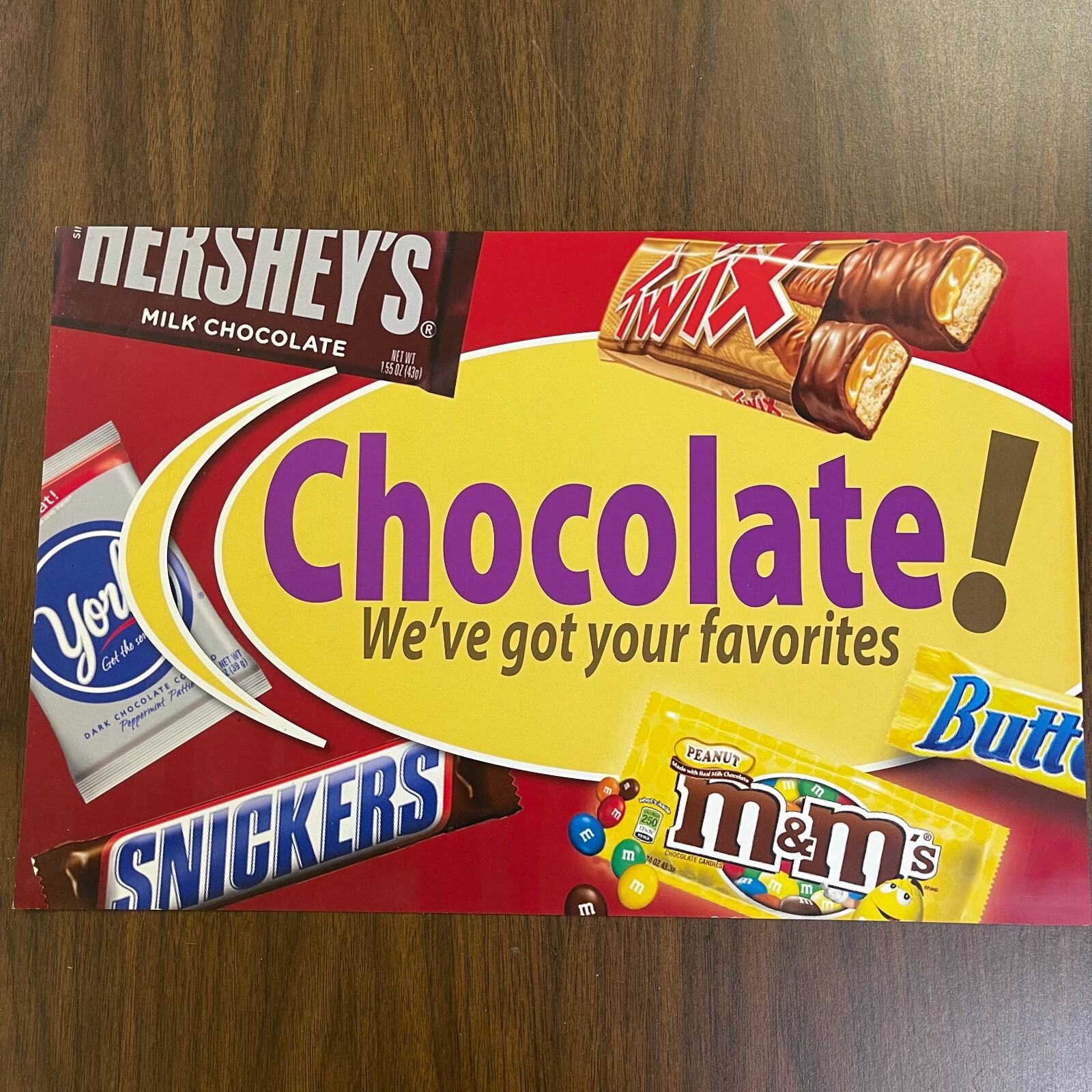 Asst. C-Store Signs- 4 pieces- Candy, Sports Drinks, Sancks