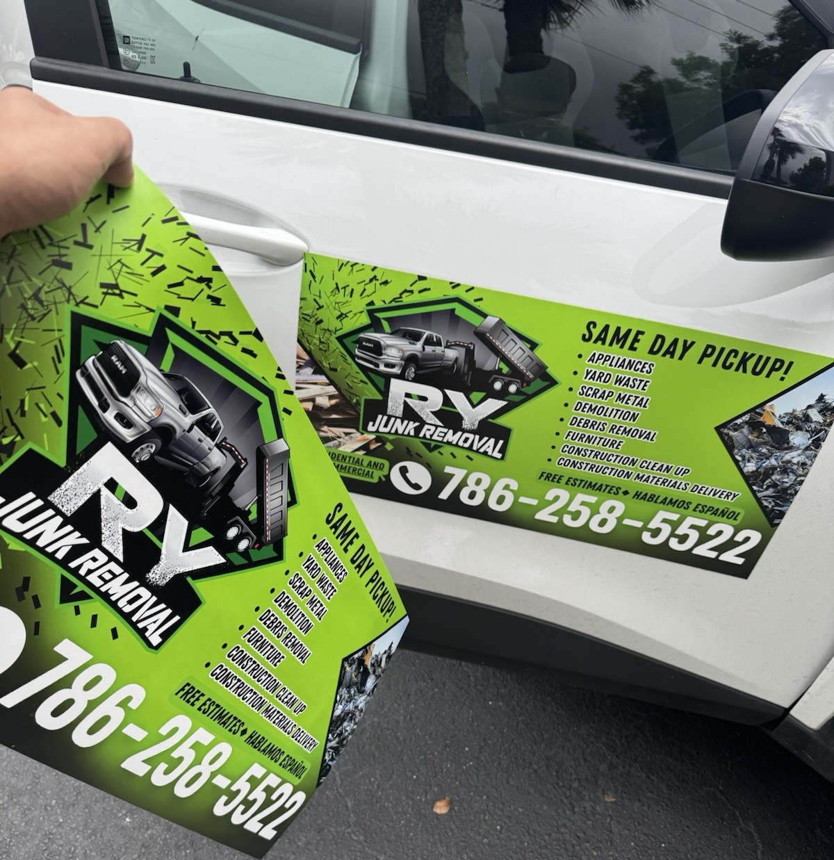 Custom Car Magnet Signs Pair (2) – 12×24” Business Advert Vehicle Door Magnet