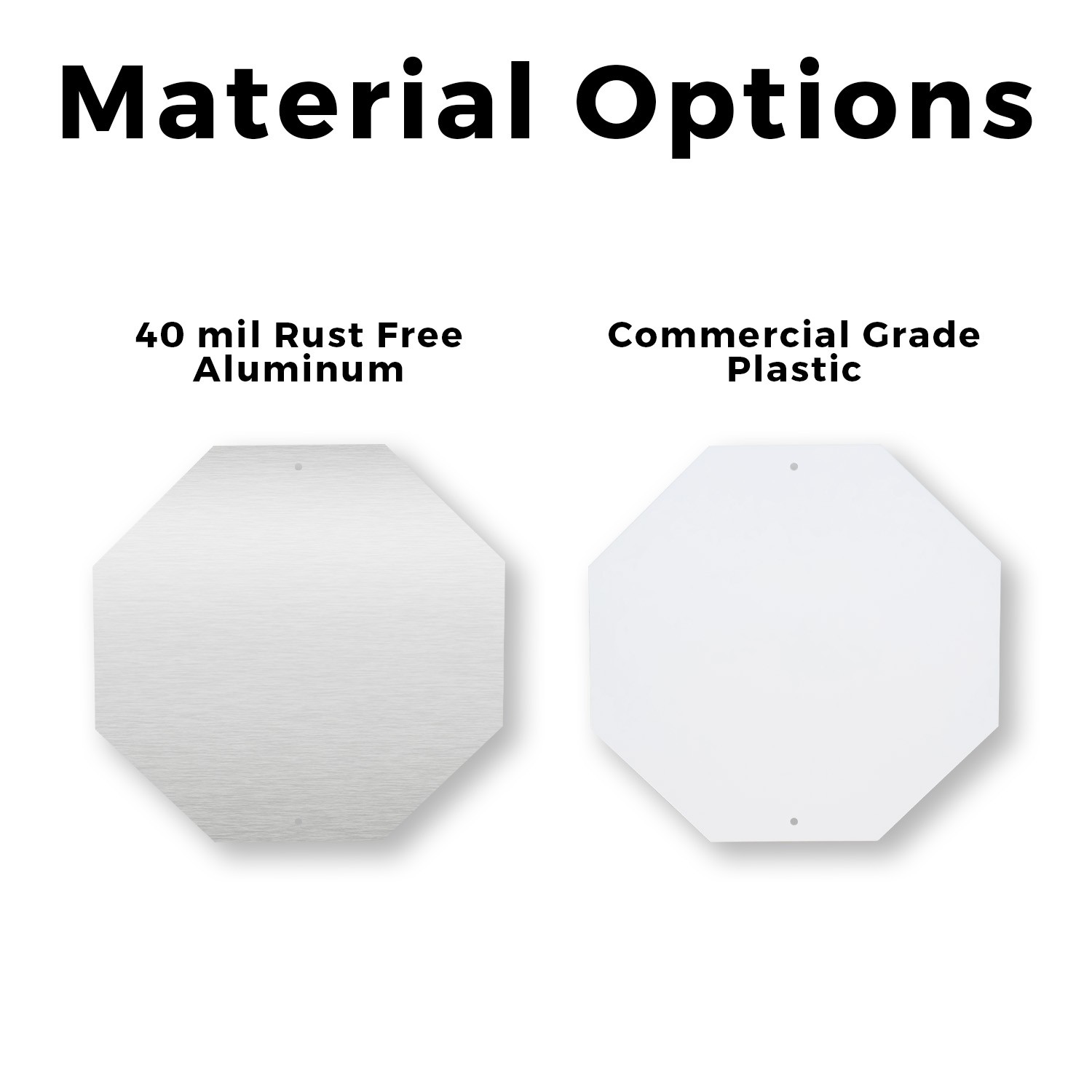 Arr�t Octagon Sign With Stake Weather Resistant UV Protected for Workplace