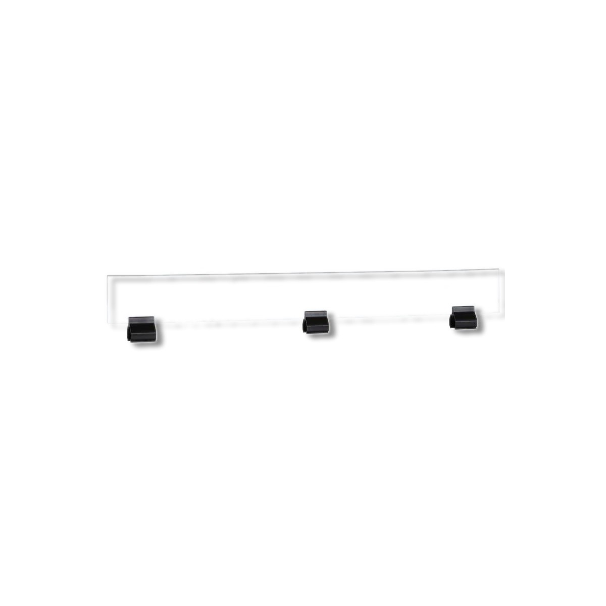 Lavi 4 in X 36 in Slat Wall Sign Topper Kit Plastic 80-11836SFHSET