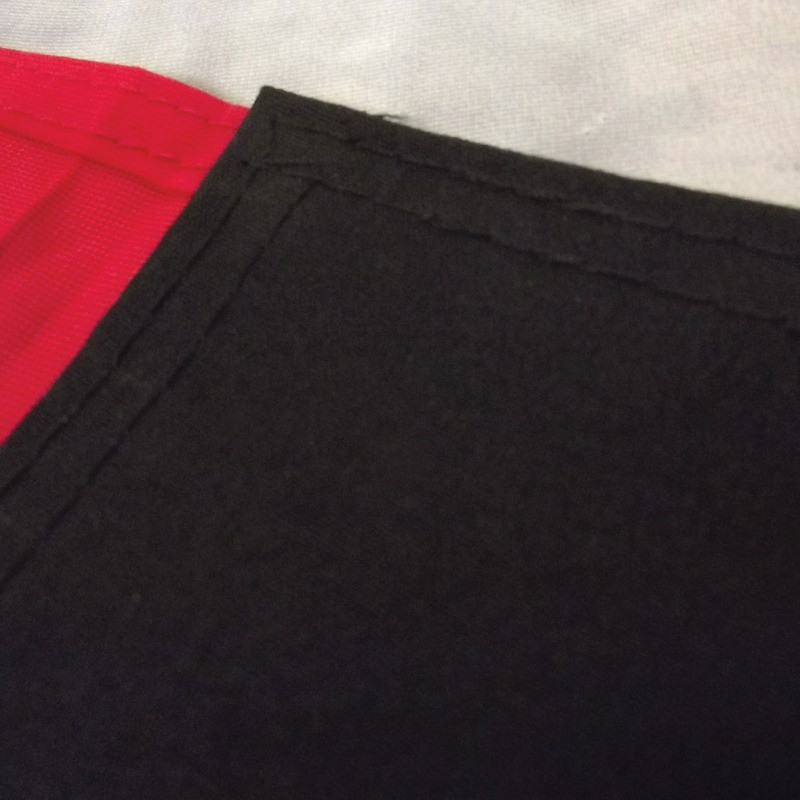 TATTOO Banner Flag Only BLACK Red 3’ Wide Flutter Advertising Swooper Feather