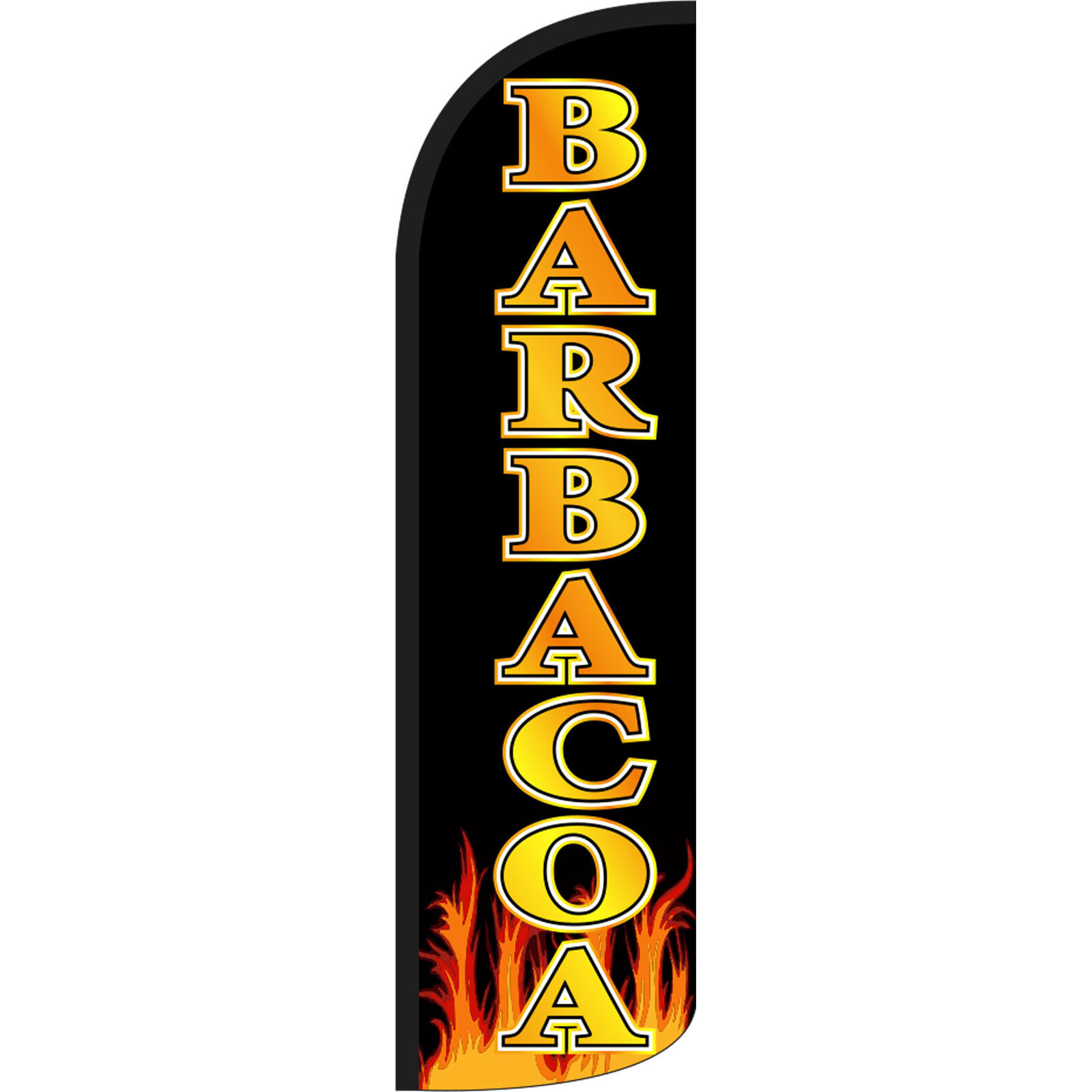 Barbacoa 3 ft X 11 1/2 ft Windless Swooper Flag
