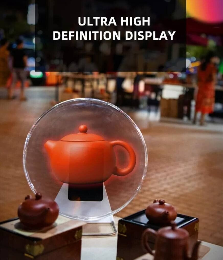 30cm Desktop Holographic Display led fan projector 3D