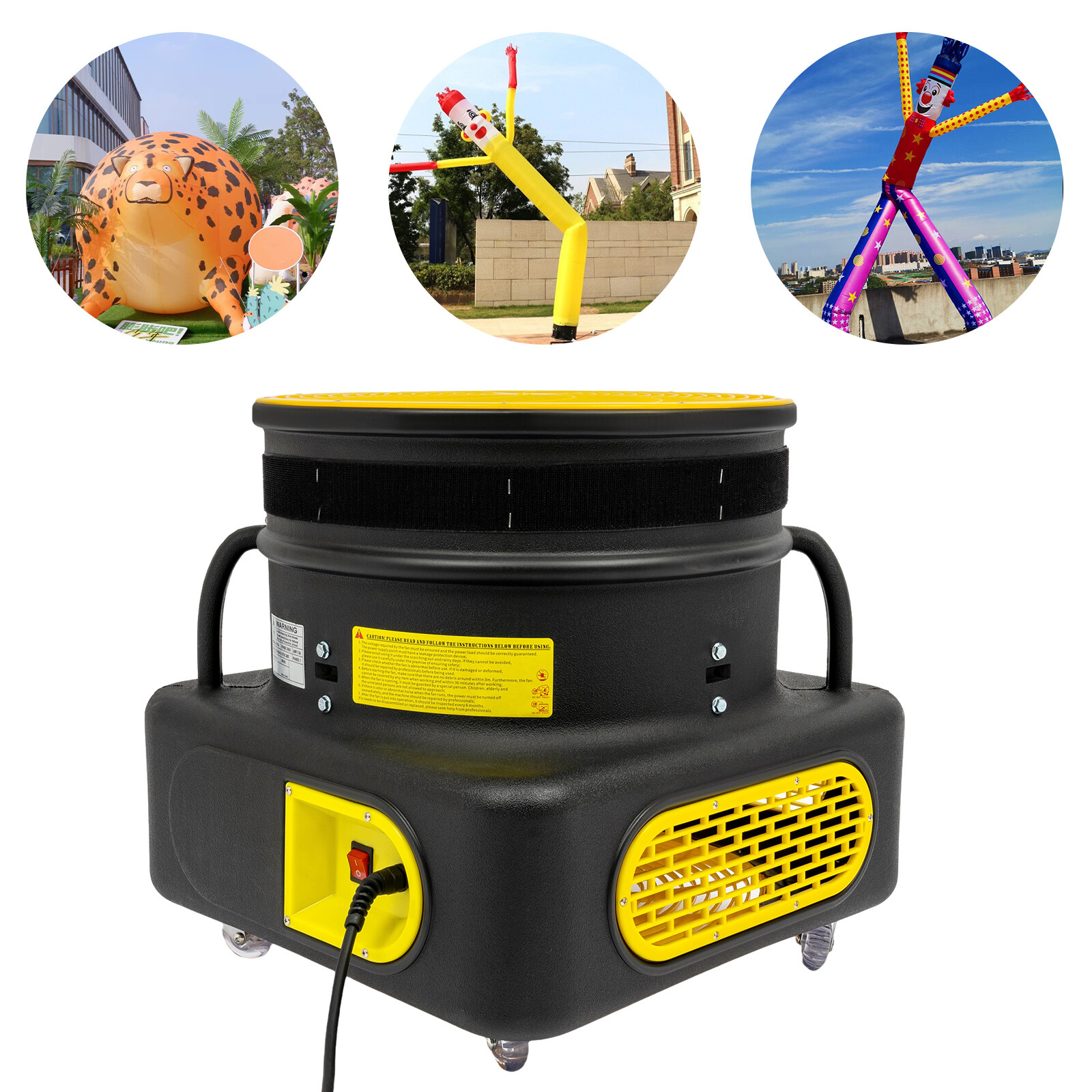 750W Inflatable Puppet Dancer Blower For Businesse Inflatable Dancer Air Blower