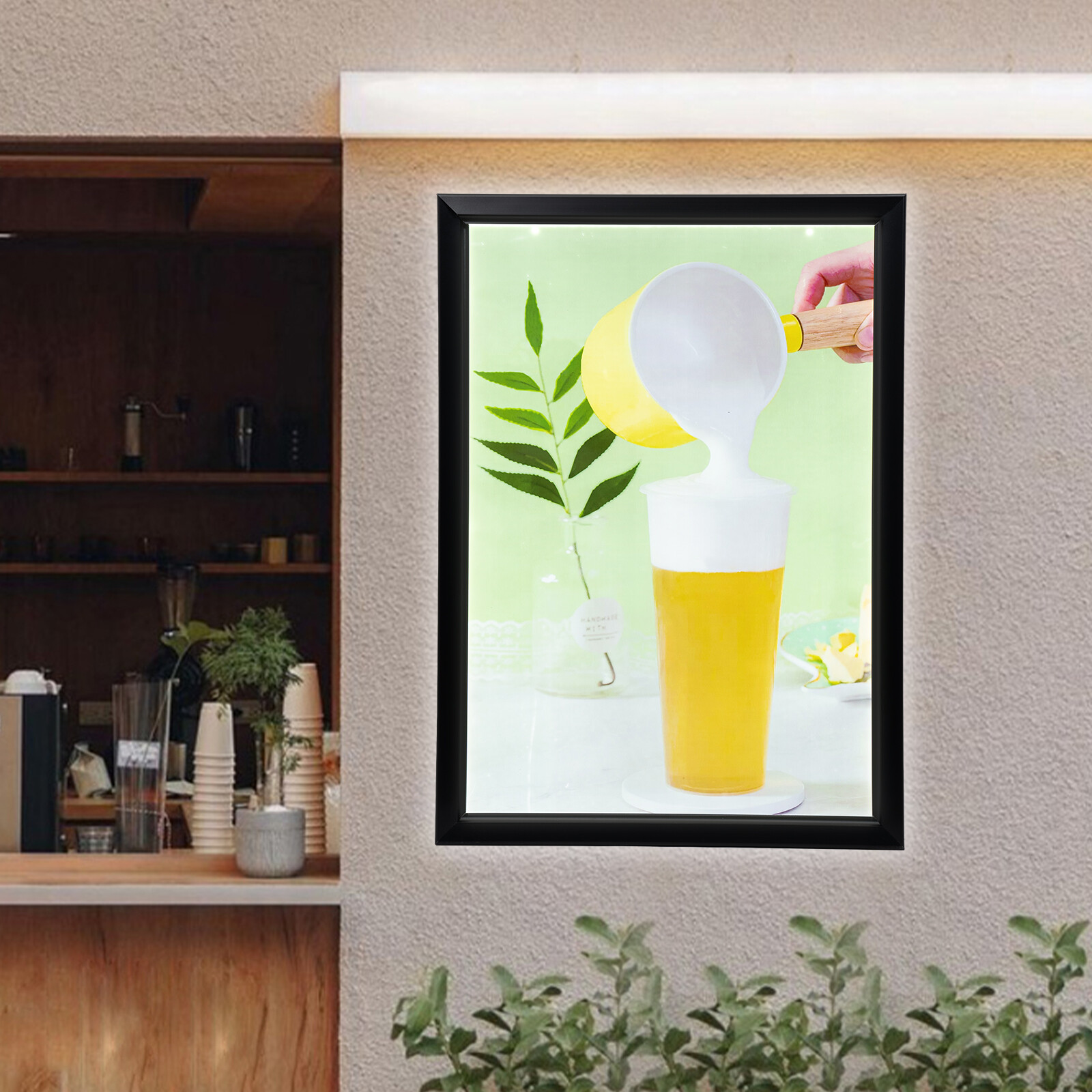 NEW 24X33In LED Light Box Movie Poster Display A1 33×24″ Advertising Frame Store