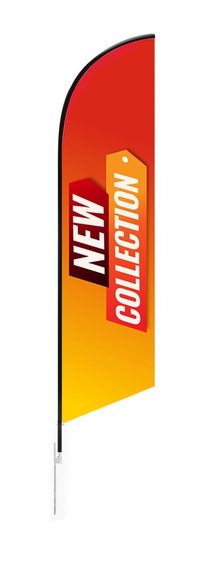 New Collection Feather Flag With Ground Stake
