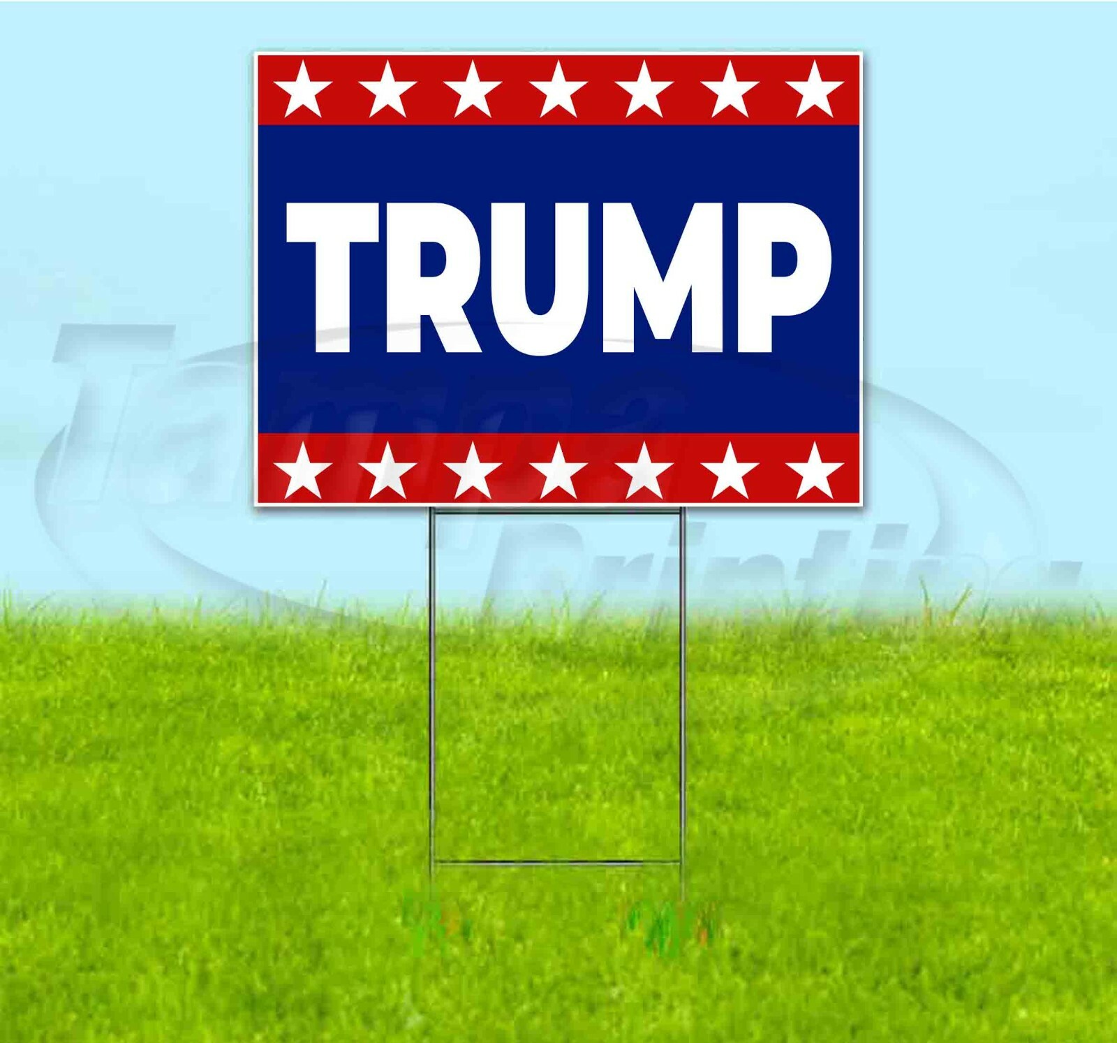 TRUMP 18×24 Yard Sign WITH STAKE Corrugated Bandit USA MAGA 2024 ELECTION