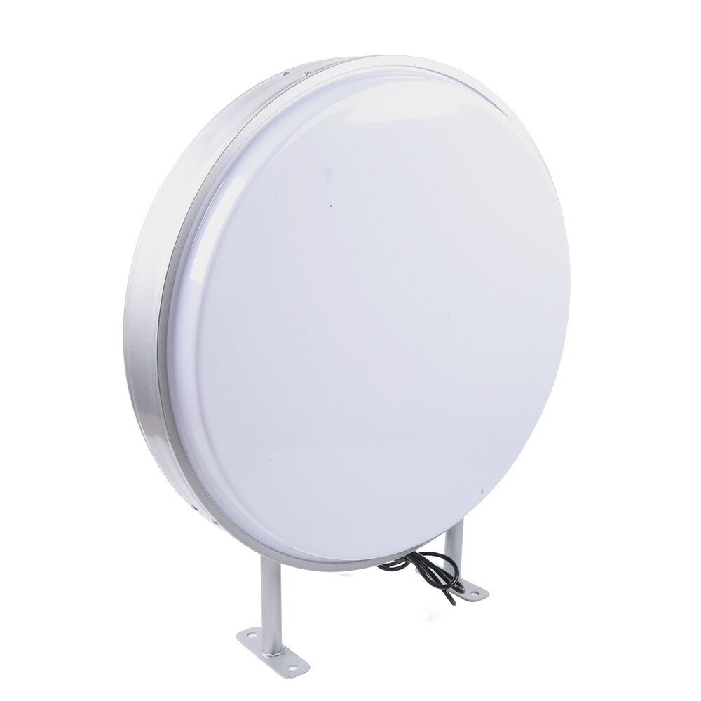 Round LED Light Box Double Sided Advertising Illuminated Projecting Sign Outdoor