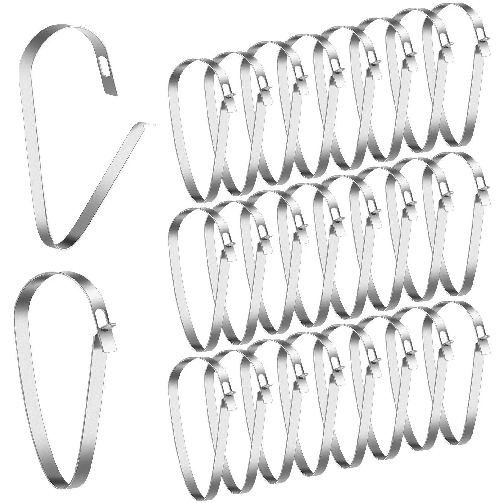 30 Pcs Real Estate Sign Rider Clips Hanging Stainless Steel Sign Rider Clips …