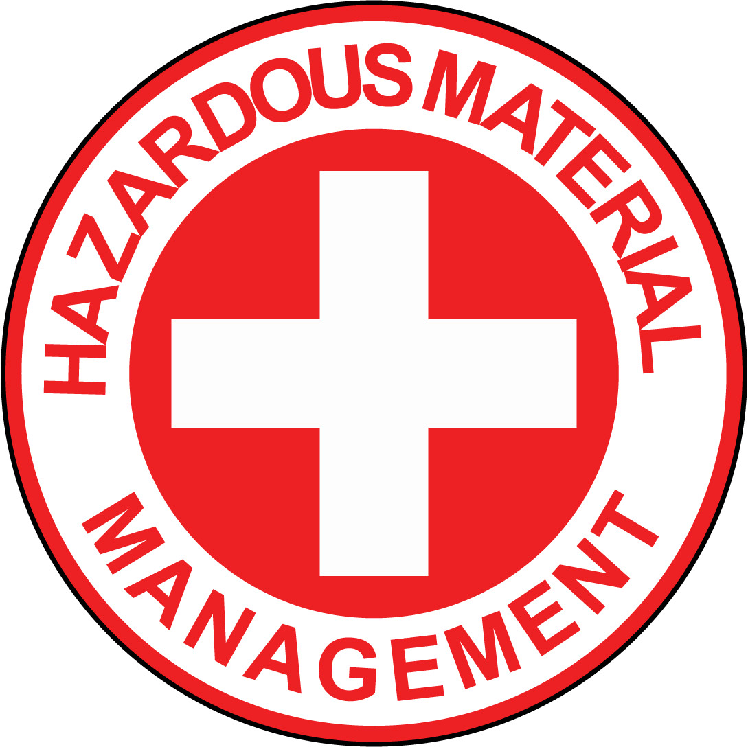 HAZARDOUS MATERIAL MANAGEMENT | Adhesive Vinyl Sign Decal