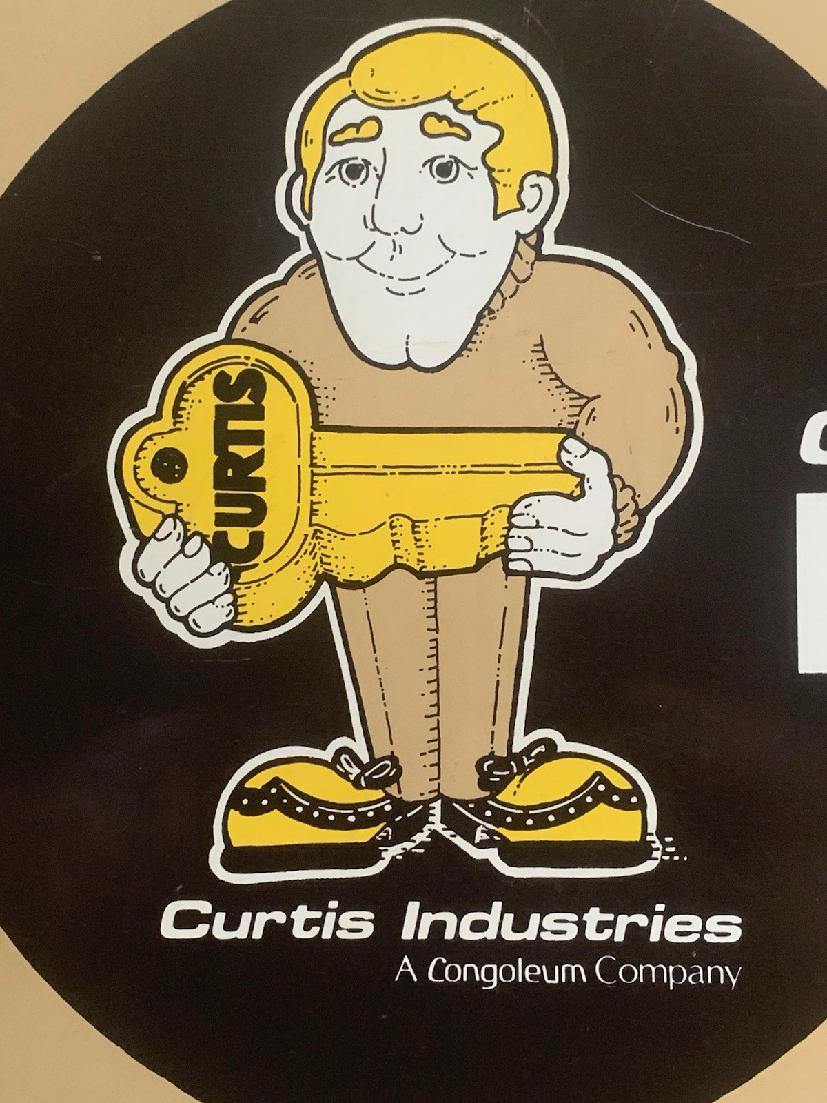 Original Curtis industries Sign “KEYS MADE HERE “