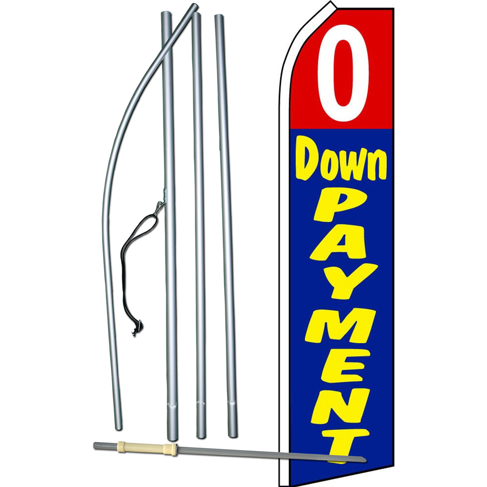 0 Down Complete Swooper Flag Bundle