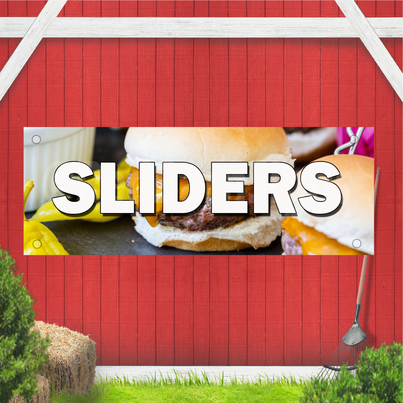 Sliders Indoor Outdoor Vinyl Banner Design