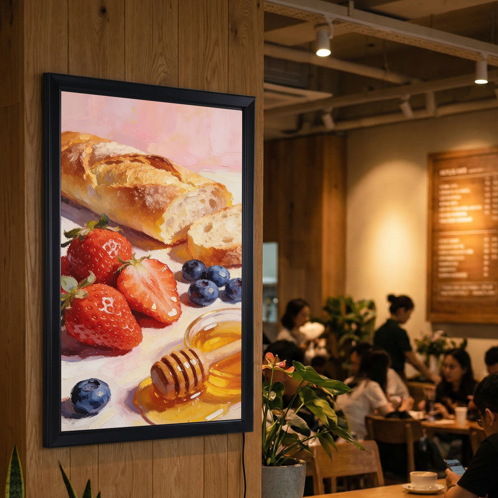 LED Light Box Backlit Movie Poster Art Picture Frame Advertising Display US