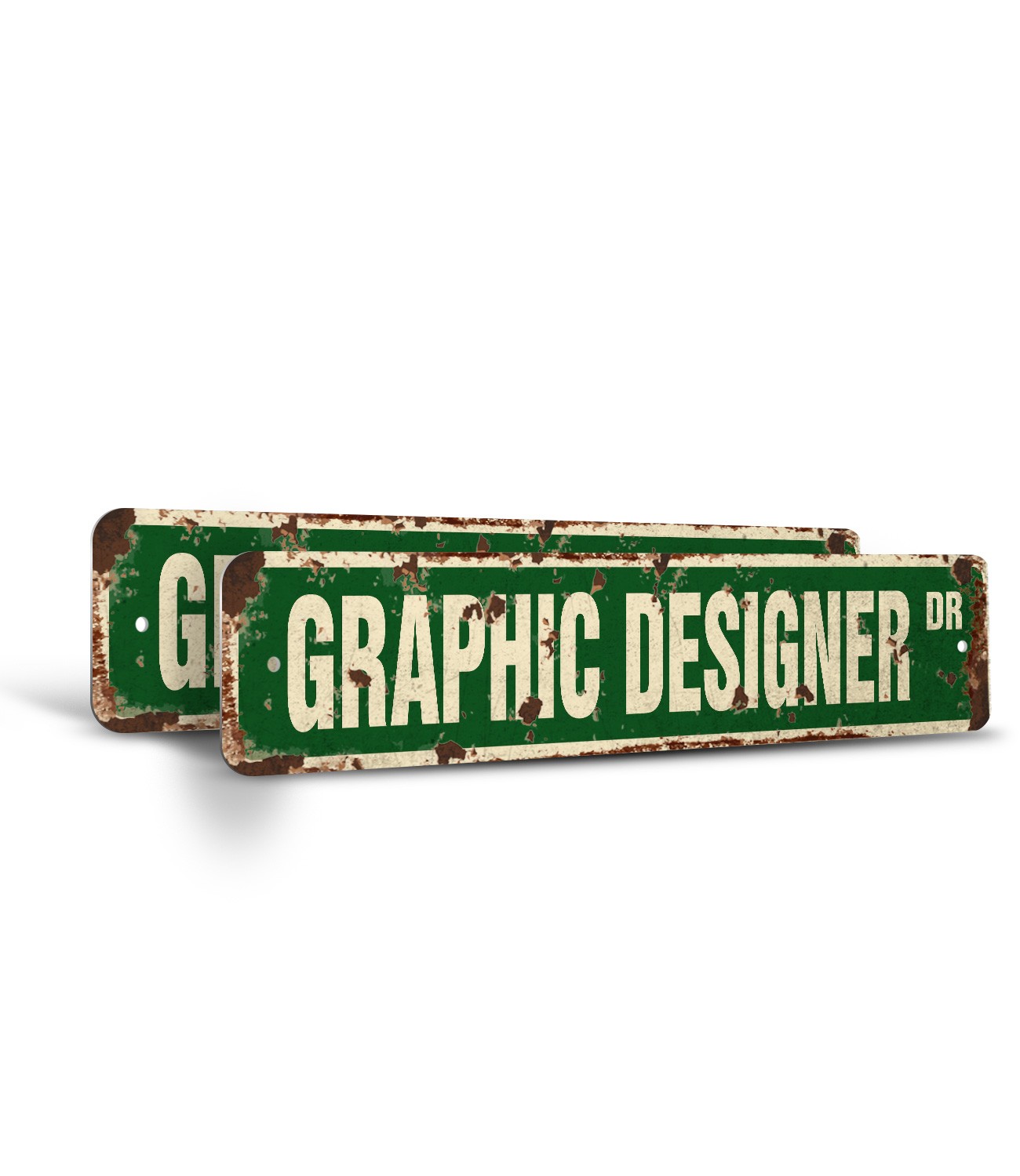 GRAPHIC Designer Vintage Style Street Sign web Design artist logo commercial