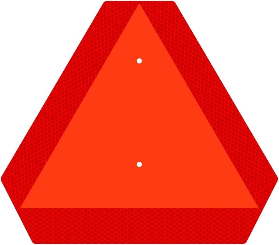 Slow Moving Vehicle Sign, Rust free Aluminium Slow Moving Vehicle Triangle si…