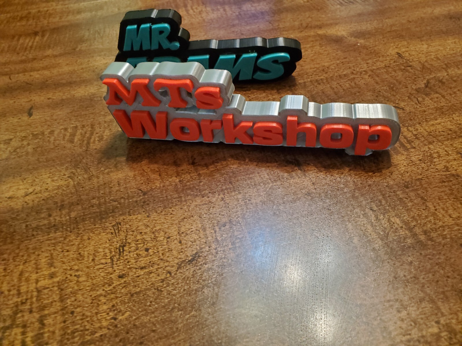 Personalized Desk Plate | Custom 3D Printed Name Sign | Unique Gift